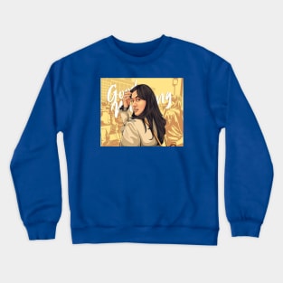 good morning scam world Crewneck Sweatshirt